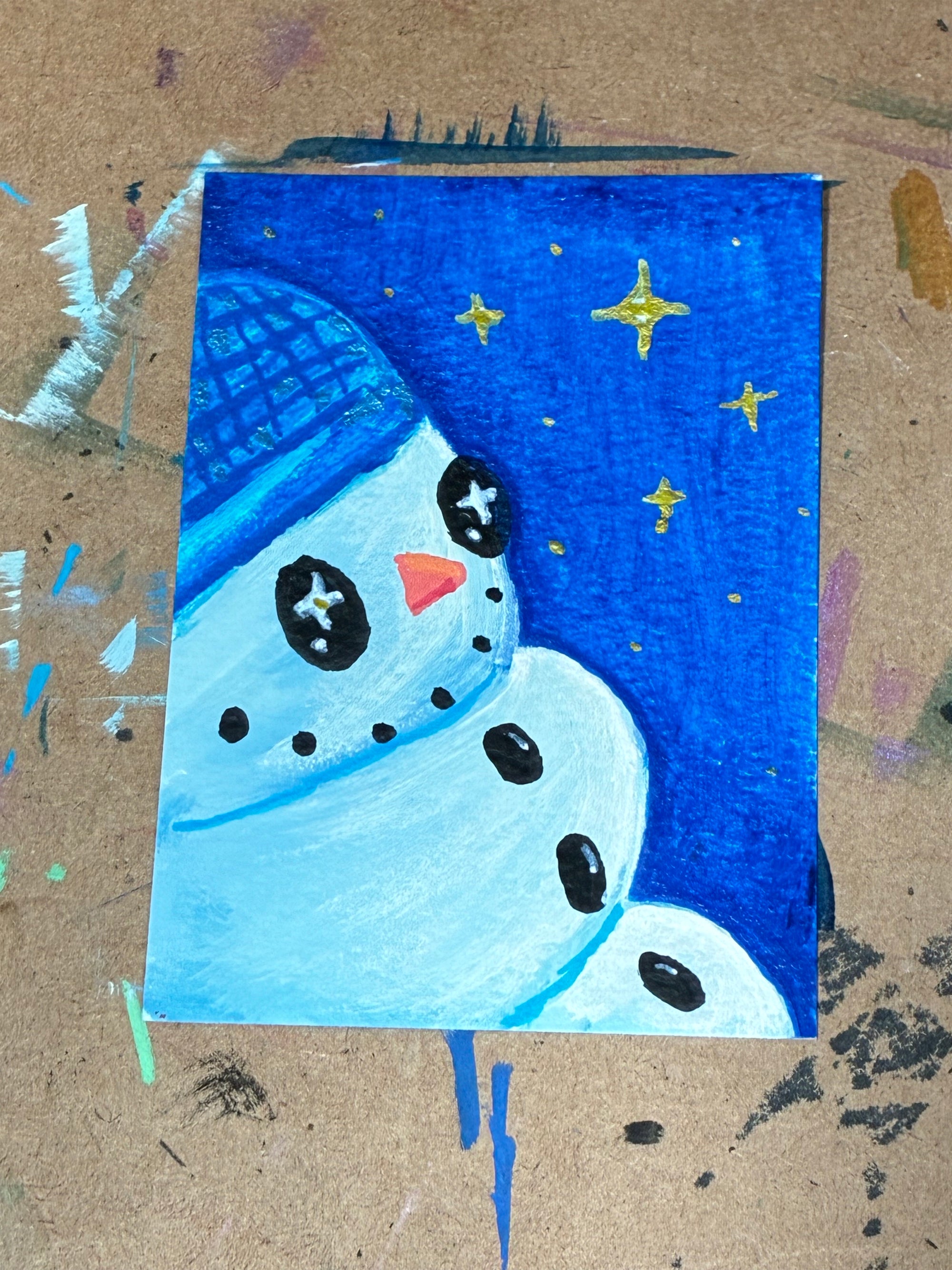 Winter's Breath - Miniature Fine Art 2.5" x 3.5"