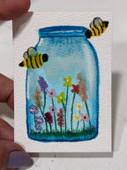 Quiet Bloom - Miniature Fine Art 2.5x3.5"