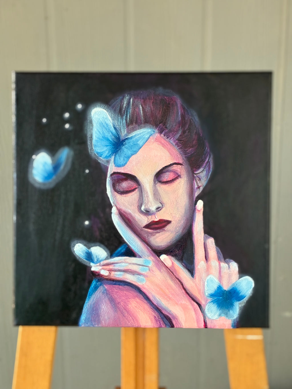 Luminous Still - 12"x12" oil on canvas