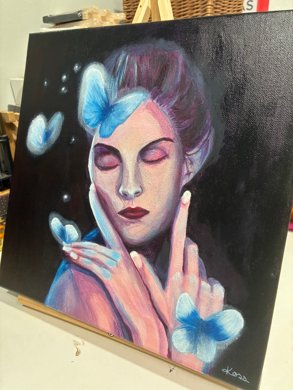 Luminous Still - 12"x12" oil on canvas