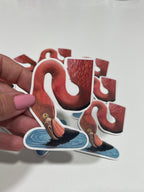 "Sunny Days" vinyl sticker