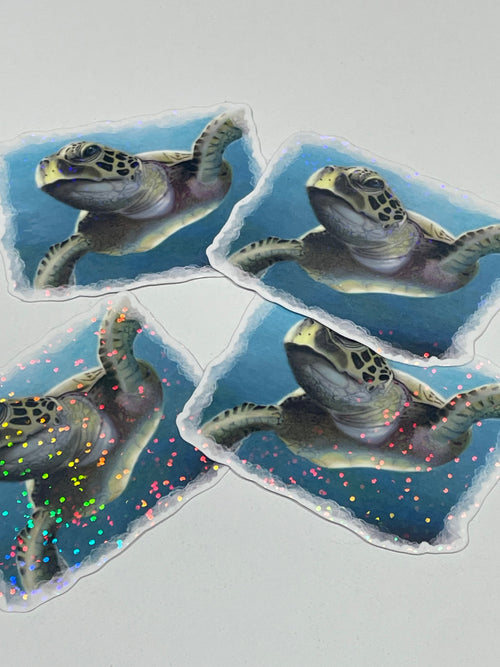 "See Turtle" vinyl sticker