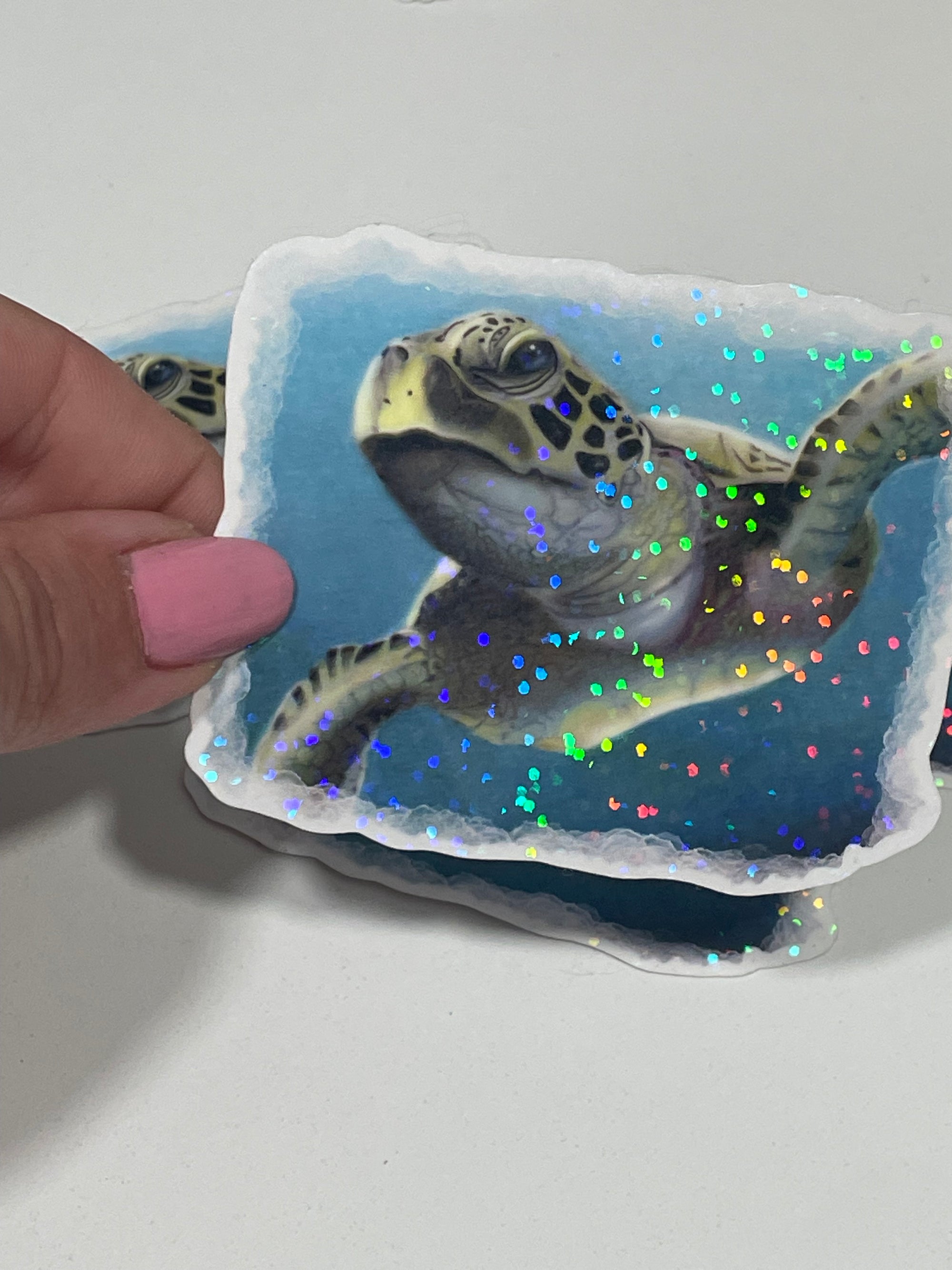 "SEE TURTLE" 4" vinyl sticker