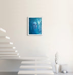 "DEEP BLUE" 11"W x 15"H acrylic on paper