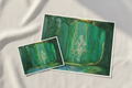 Silent Bloom fine art print flat-lay showing 5x7 and 8x10 landscape sizes