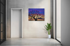 "AWAITING THE DAY" 8"H x 10"W acrylic on canvas board