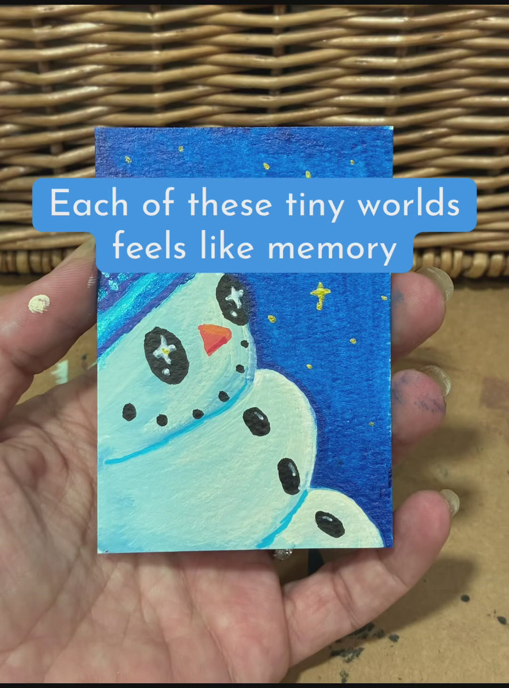 Winter's Breath - Miniature Fine Art 2.5" x 3.5"