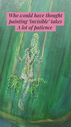 "Silent Bloom" Original oil painting 16"H x 20"W - PRE SELL